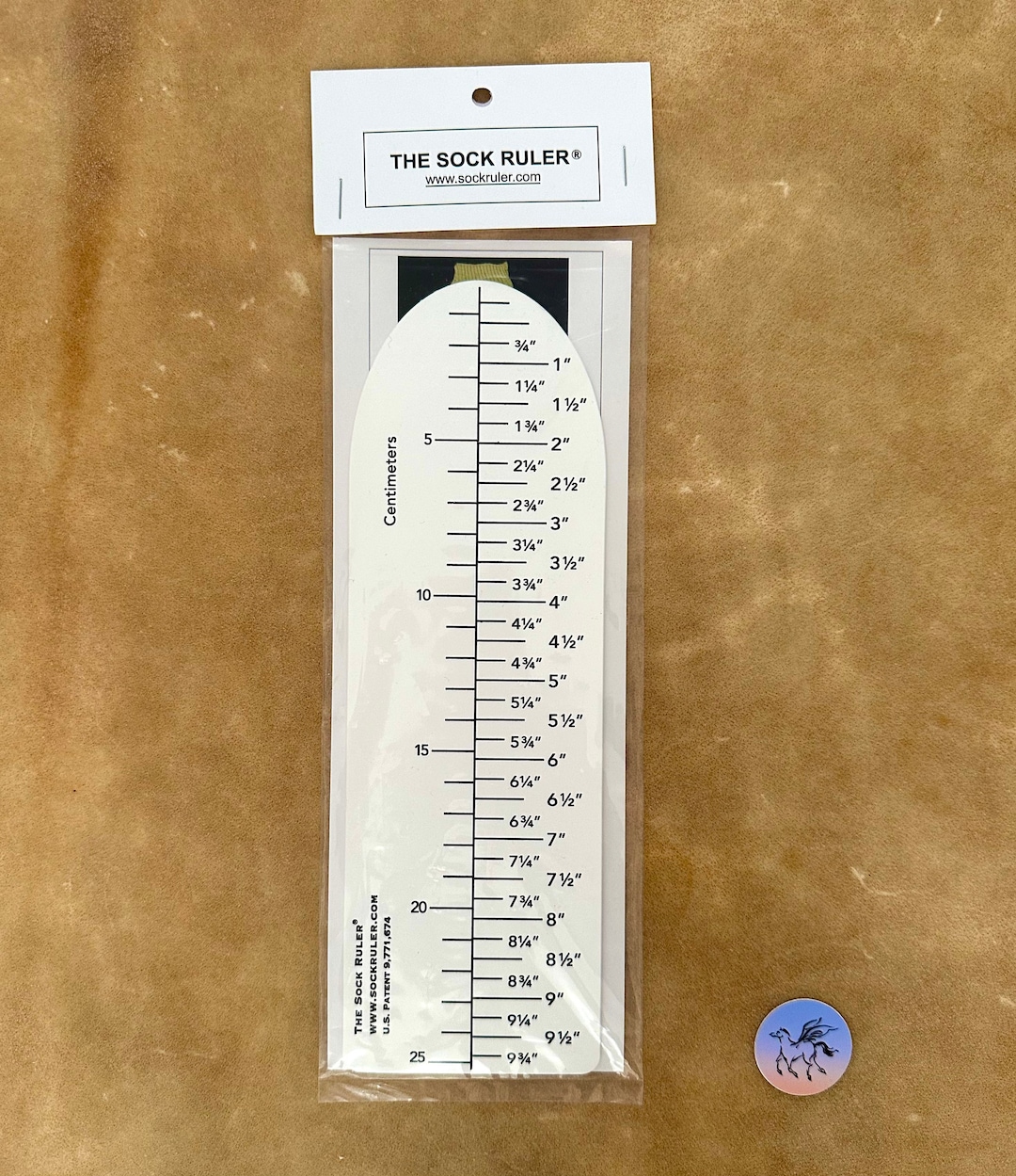 Sock Ruler Knit and Measure Sock Knitting Template Etsy