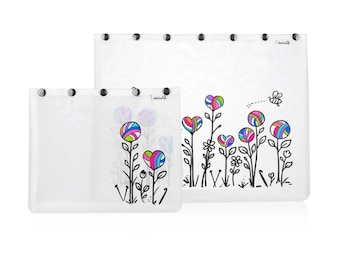 Della Q Oh Snaps 2026 LYS White: L/XL 2PC Limited Edition Bags, See-Through Bags