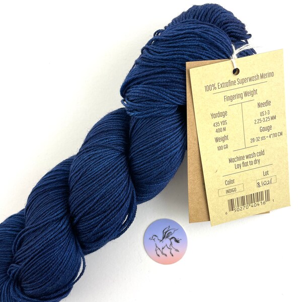 Indigo Dyed Yarn Etsy