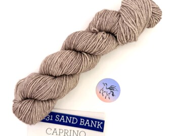 Malabrigo Caprino Whole Grain Cashmere Merino DK Yarn Warm Neutral Shawl Cowl Scarf Sweater