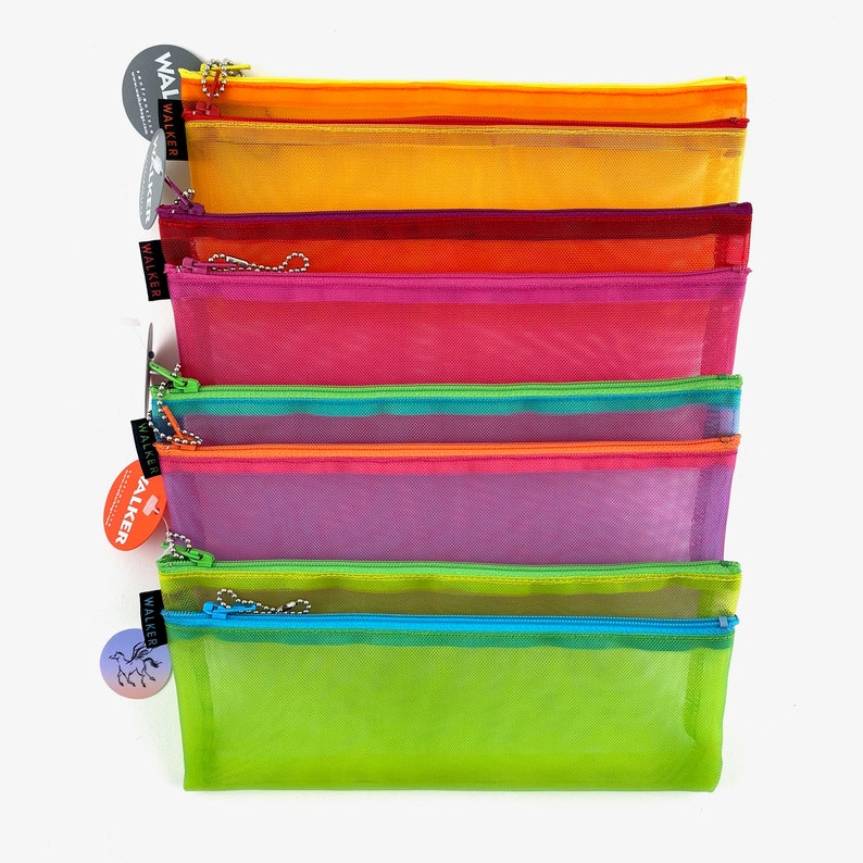 Walker Mesh Double Zip Notions Bag Small Notions Bag 4 X Etsy