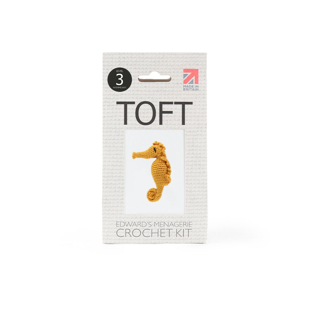 Toft Mini Crochet Kit-Blanche the Seahorse (Yellow) – Cast Away