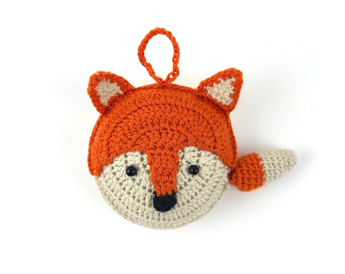 Fox Tape Measure Crochet Tool Retractable Tape Measure Etsy