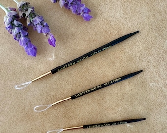 Lantern Moon Ebony Darning Needle Set: Finishing Tools (US 1, 2, 3) Sewing Needles
