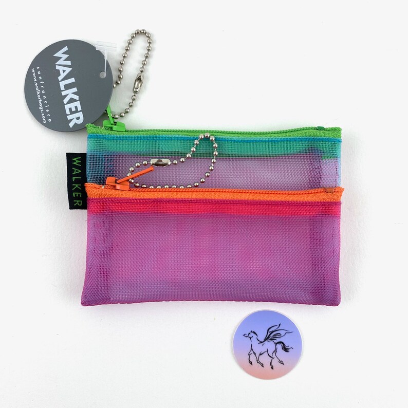 Walker Mesh Double Zip Notions Bag Small Notions Bag 3 X Etsy