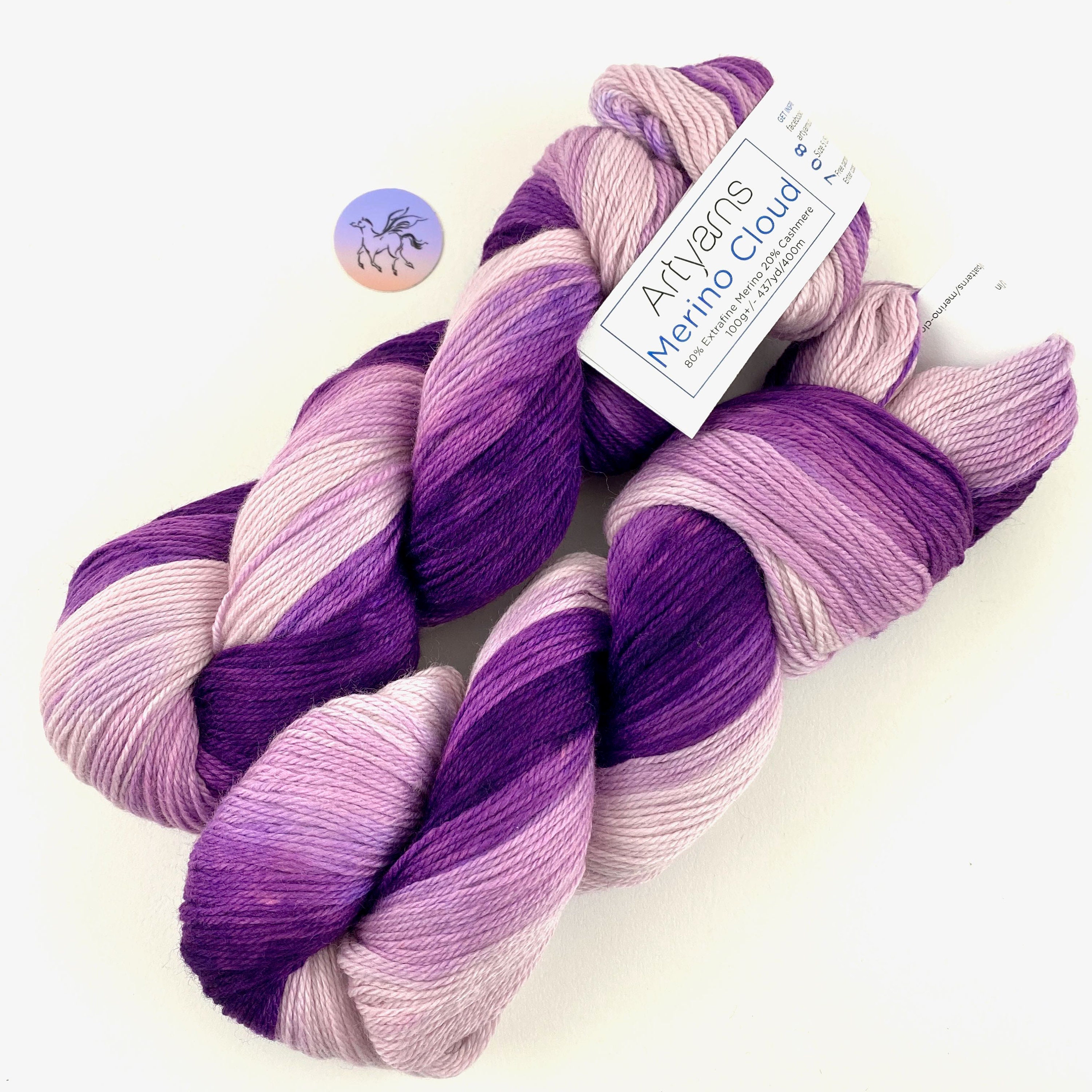Artyarns Merino Cloud Ombre Yarn in 708 Purple Gradient Ombre at Fabulous  Yarn