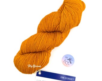 Malabrigo Ultimate-Sock Sunset Yarn: Superwash 75/25 Merino/Nylon Blend Priced per Hank