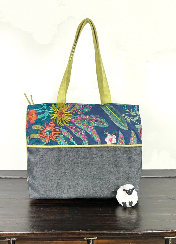 Sewing & Needlecraft Atenti Tall Caddy Viola Floral Print 8Pockets