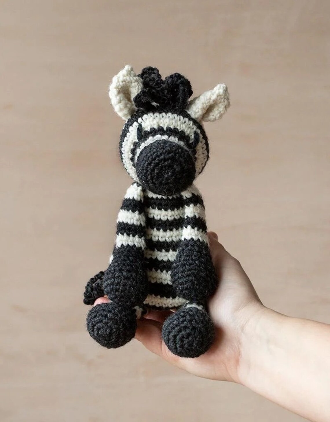 Toft Crochet Kit Alice the Zebra DIY Crochet Amigurumi DIY Kit Etsy