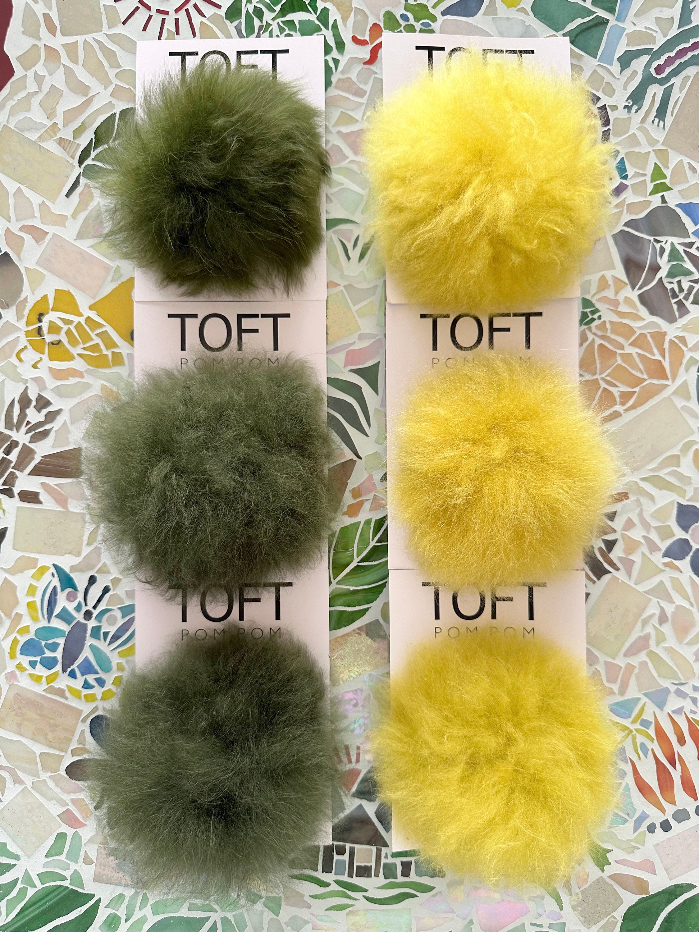 TOFT Alpaca 'snap on' Pom Poms - Love Wool