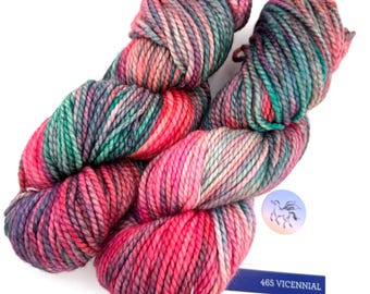 Malabrigo Vientos Vicennial: Hand-Dyed Superwash Merino Bulky Yarn Price per Hank