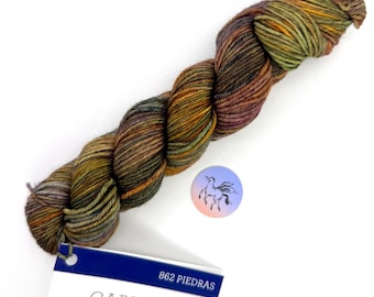 Malabrigo Caprino Piedras Cashmere Merino DK Yarn Earthy Multi Shawl Cowl Scarf Sweater