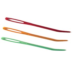 Darning Needles HiyaHiya Darn It 3PC HiyaHiya Needles Blunt Tip Needle Knit Finishing Bent Tip Needle Darn It Yarn Needle Jumbo Bent Needles