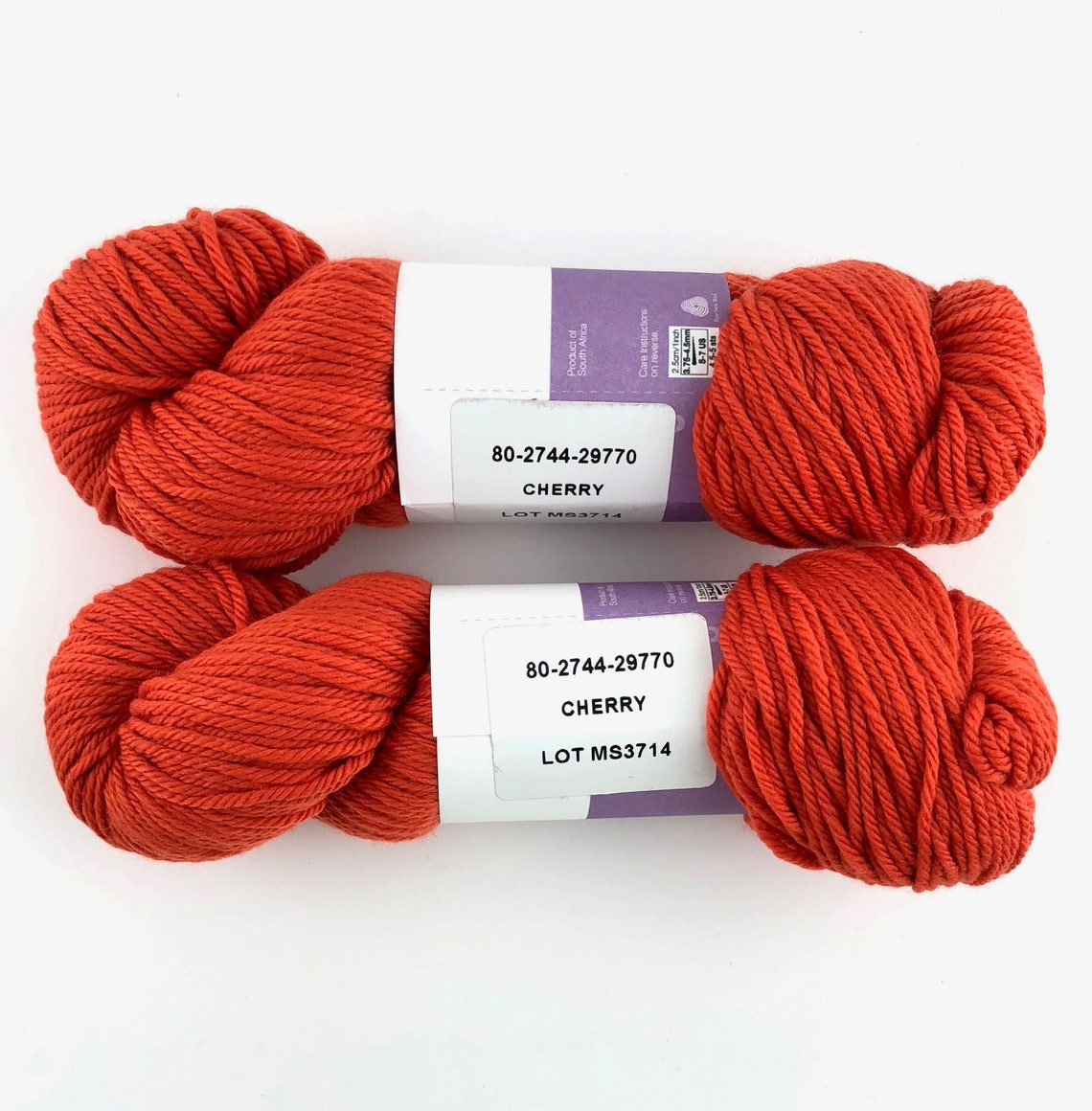 Gems Worsted Merino Cherry Super Wash Wool Orange Louet Gems Etsy