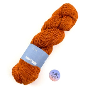Rust Fingering Weight Sock Yarn — Little Lionhead Knits