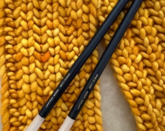 Lantern Moon 10" Ebony Knitting Needles: Handcrafted Single Point