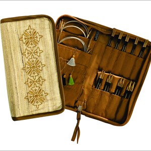 Brown Leather Needle Case, Best of Case for Interchangeable Needle