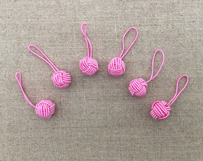 Stitch Markers Hiyahiya Pink Yarn Ball Stitch Markers Pink Etsy