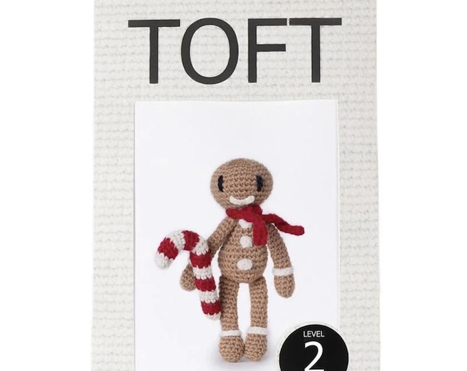 Featured listing image: Toft Crochet Kit Gingerbread Man: Amigurumi DIY Craft - Hook Stuffing Wool Needle US-Terms