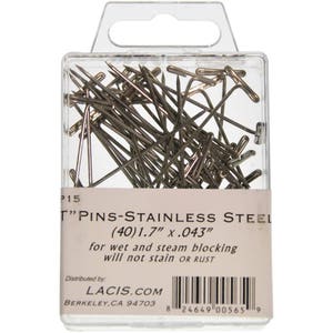 Number 32-2inch PRYM Steel T Pins-nickel Plated 1/2 Lb Box / Buy as Many as  You Need 