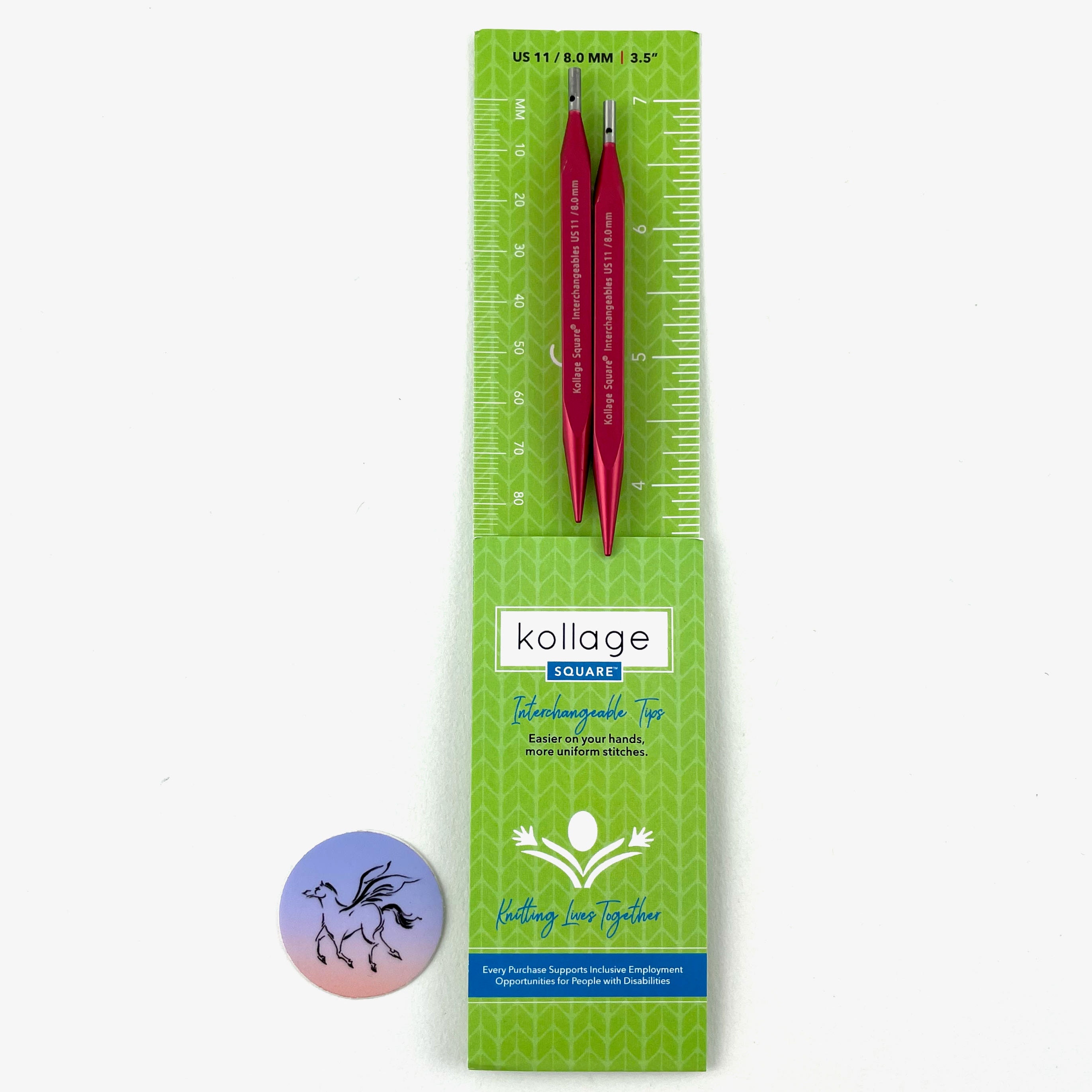 Chiaogoo TWIST Shorties Interchangeable Knitting Needles 2 & 3 Tips 