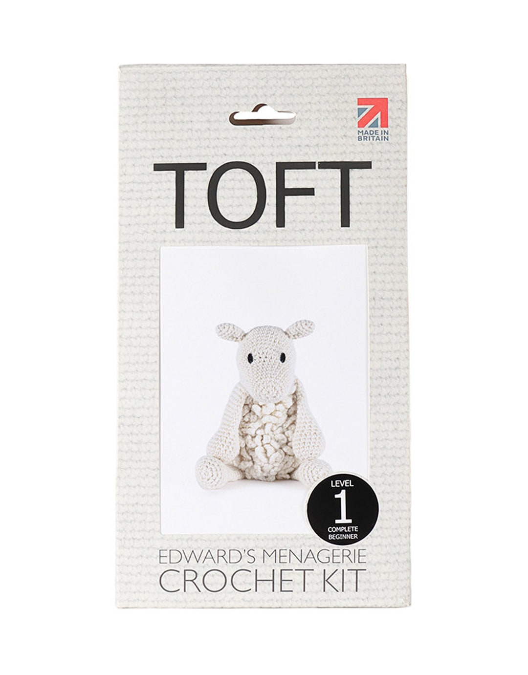Toft Crochet Kit Simon the Sheep DIY Crochet Amigurumi DIY Kit Toft Sheep KIT Complete W