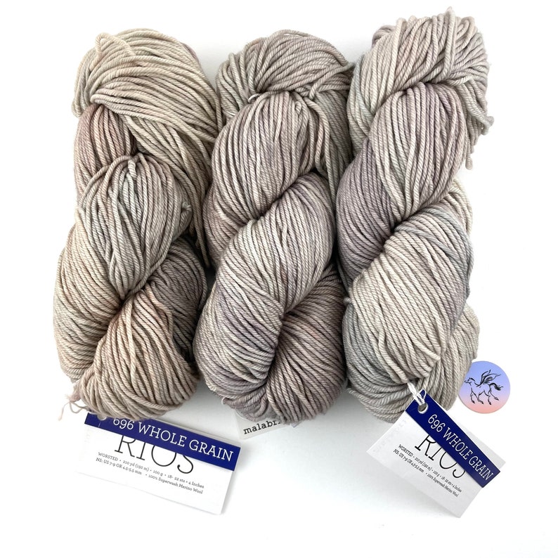 Malabrigo Rios Whole Grain 696 Rios Yarn Rios Worsted Weight Etsy