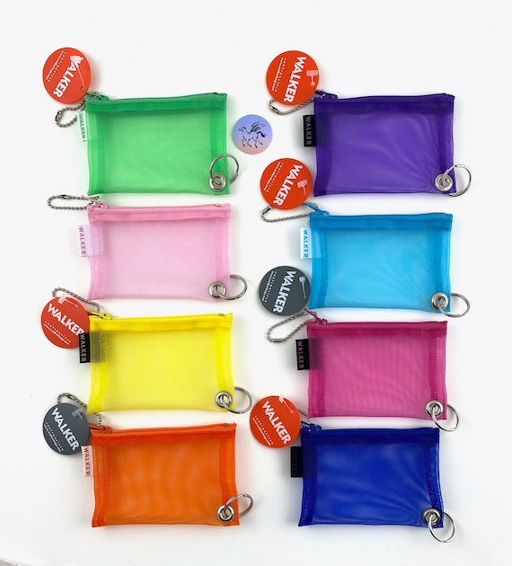 Walker Mesh Zip Notions Bag Small Notions Bag with Key Ring 3 X 4 See  Through Notions Key Chain Bag In A Variety of Colors Zipper Mesh Bag -   Schweiz