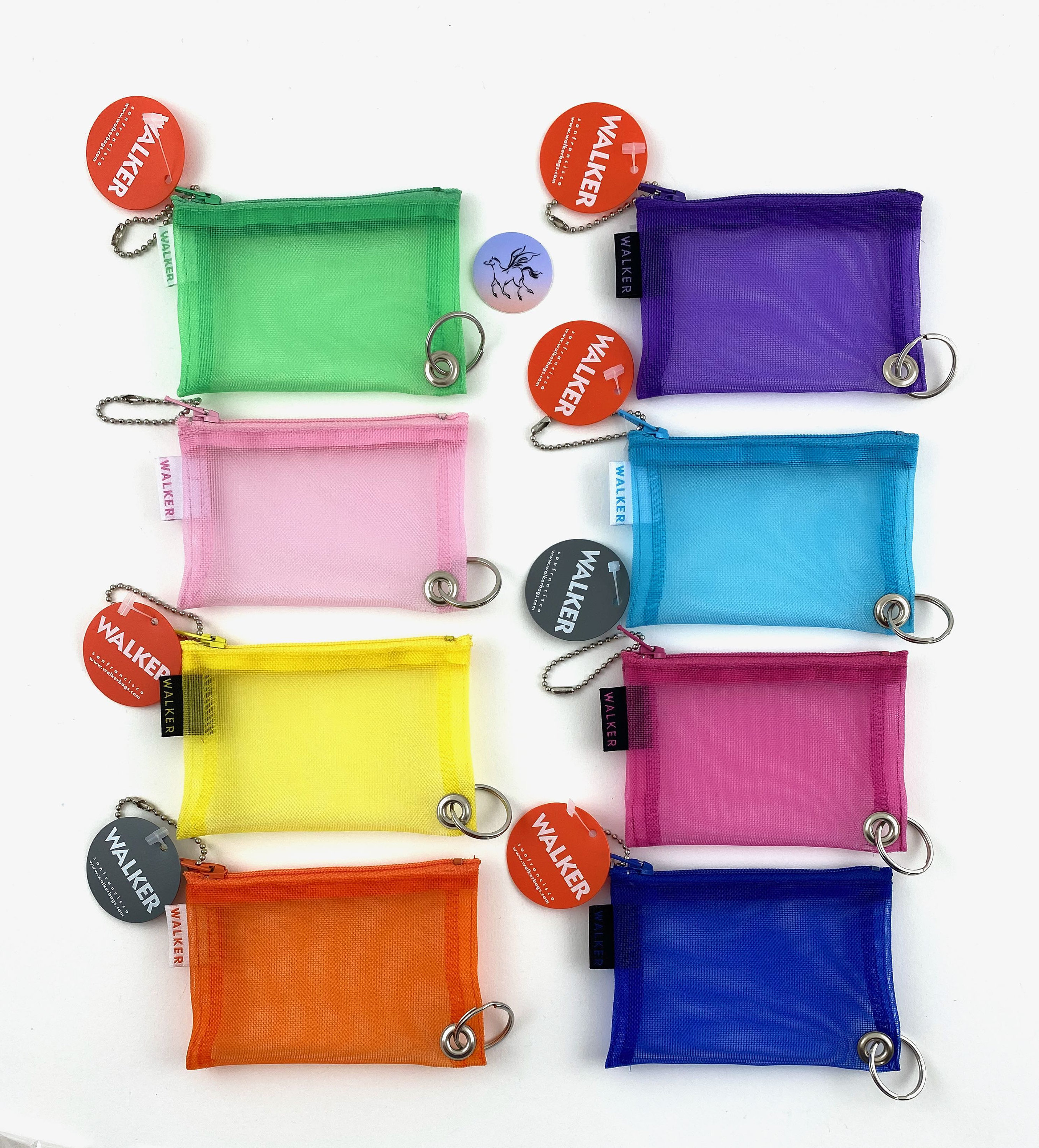 SHERCHPRY Pack Headphone Bag Nylon Waist Bag Carabiner Coin Purse Mini  Zipper Pouch Small Coin Purse Waist Bag for Running Purse Organizer Pouches