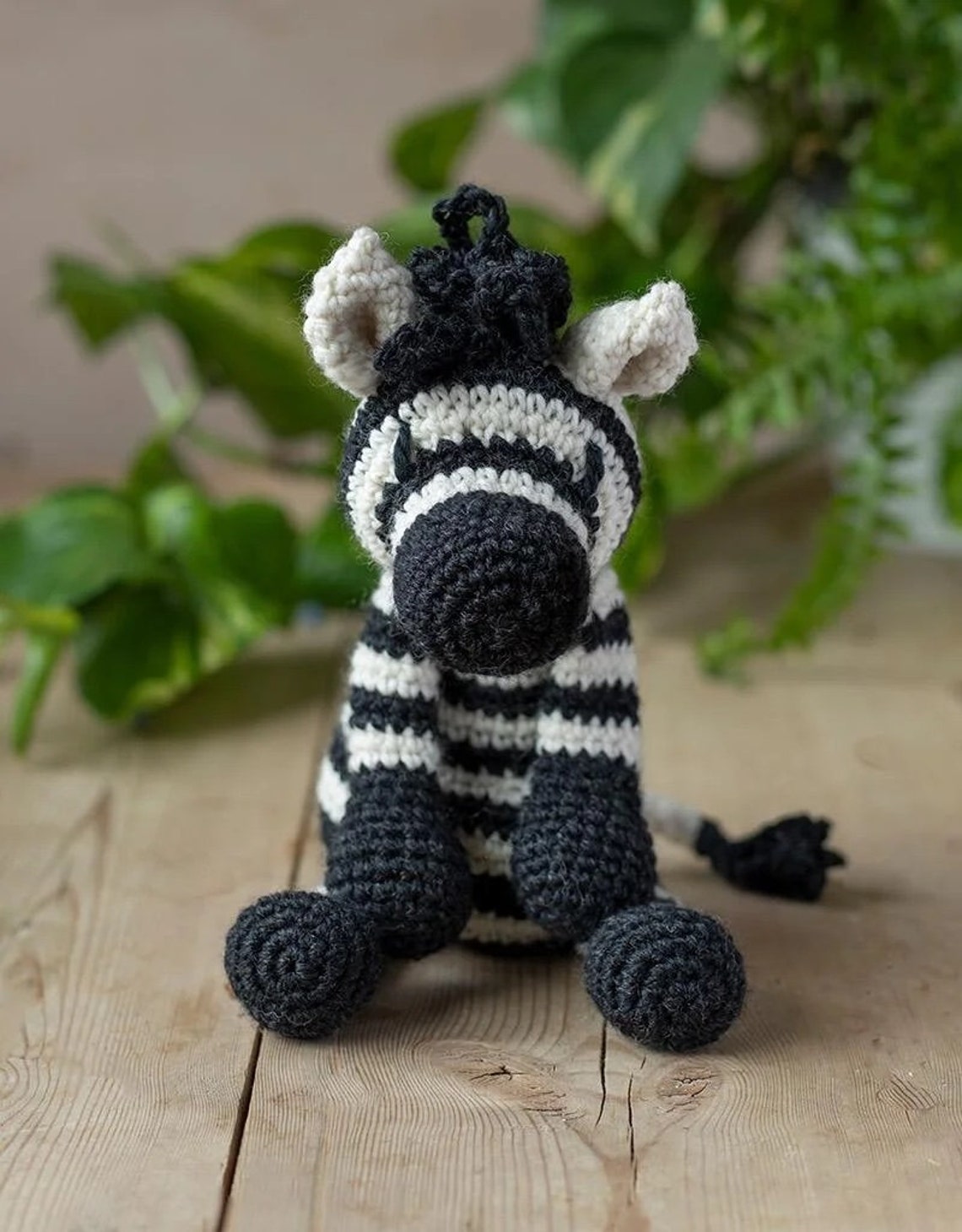 Toft Crochet Kit Alice the Zebra DIY Crochet Amigurumi DIY Kit Etsy
