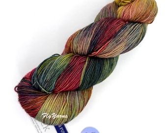 Malabrigo Fulgor Sock Yarn: #458 Kettle-Dyed Superwash Merino Wool, Priced per Hank