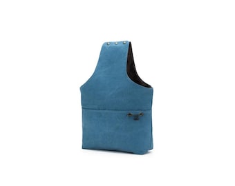 Maker's Canvas Wrist Bag Teal: On-the-Go Crochet Project Tote