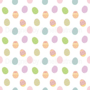Easter bunniesseamlessdigital papers,Pastel Bunny,Eggs,Children,Scrapbook,Patteren,Background,Printable,Graphic,Instant download_DP27 image 6