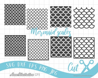 Mermaid Scales SVG,Fish scales svg,Scallop,Vector,PNG,Commercial use,Graphic,Digital,Instant download_CF5