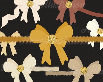 Clipart de arcos de ouro, clipart de arco, clipart de pedras preciosas, clipart de glitter dourado, vetor, download instantâneo_GS2