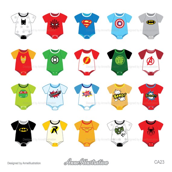 superhero baby onesies