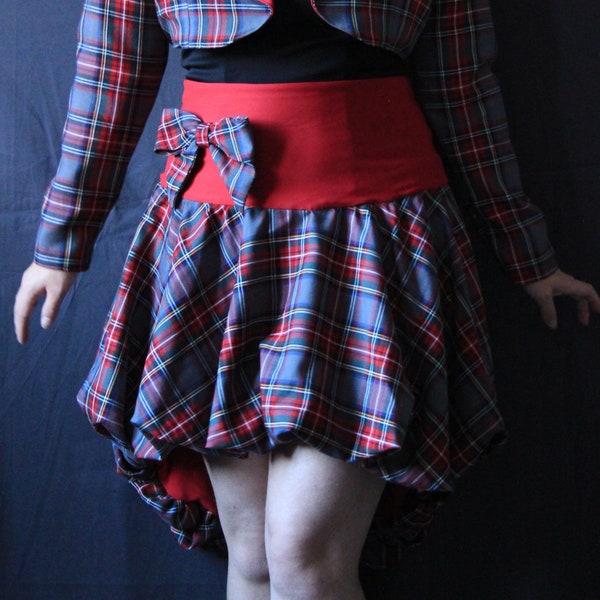 Jupe boule tartan T.36-42