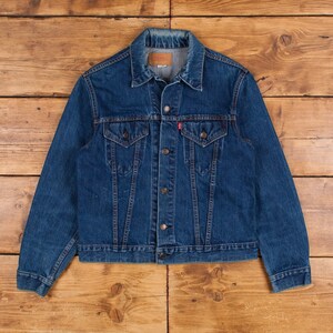 Levi's trucker jacket dark stonewash shop
