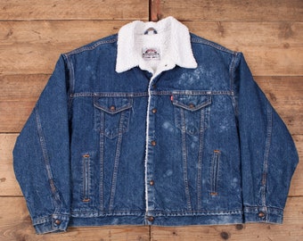 levi's red sherpa jacket