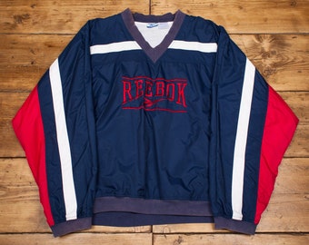 vintage v neck windbreaker