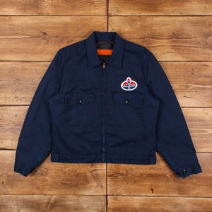 Vintage Red Kap Workwear Jacket M USA Made 70s Utility Talon