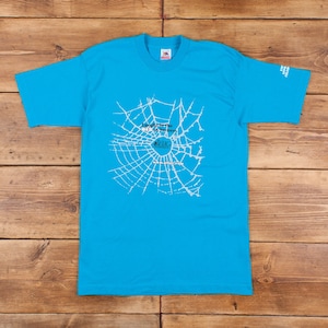 Vintage Fruit of the Loom Single Stitch T Shirt M USA Made 90s Blue Tee R27862