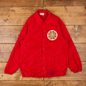 Vintage 80s King-louie Coach Jacket Large 26x30 Sherpa-lined