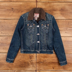 True religion sherpa trucker jacket hot sale