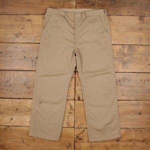 Vintage Carter&#39;s Chino Pants Trousers 36x28 70s Workwear Mens Straight Beige