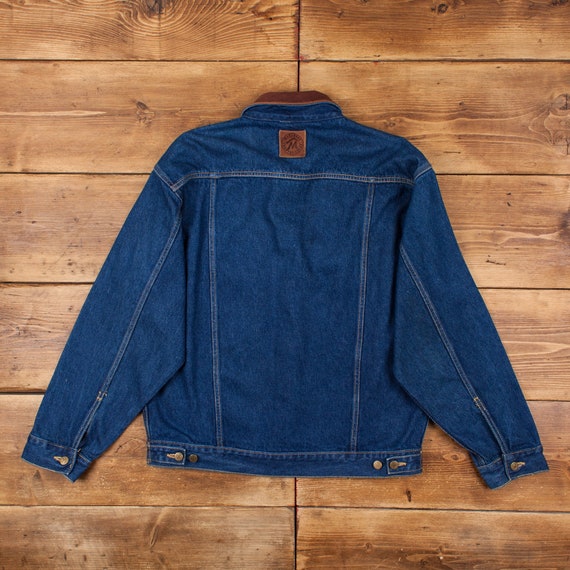 Vintage Marlboro Denim Jacket L Oversized Country Sto… Gem