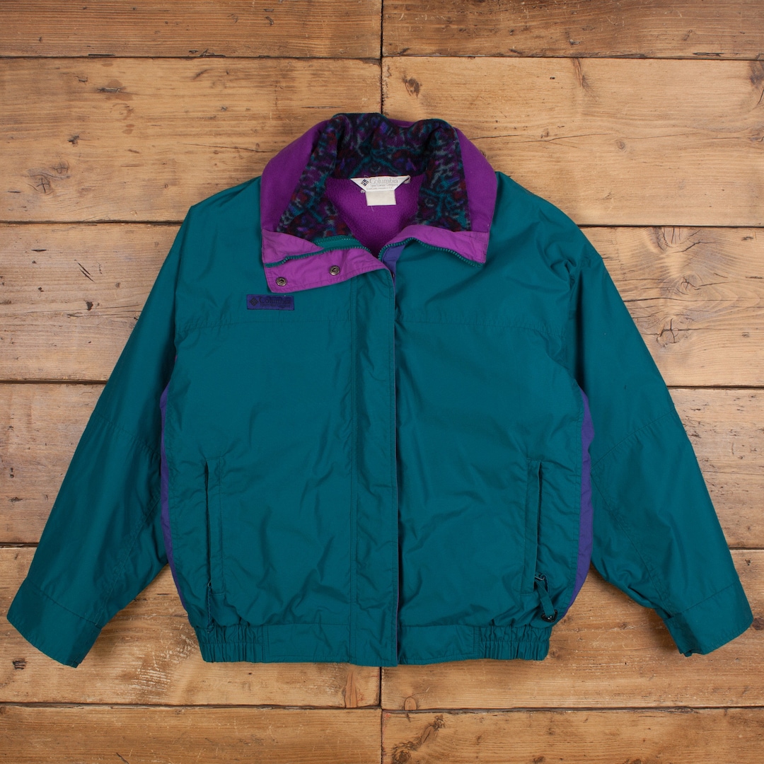 90s-00'S Columbia BUGABOO Mountain Parka Shell Jacket, Men's Size M (approx.) Nylon wine-red Vintage Second Hand
