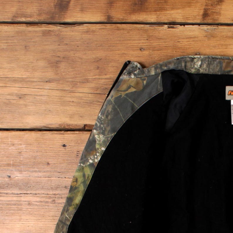 Chaqueta de exterior vintage Mossy Oak M Realtree FieldStaff verde camuflaje marrón imagen 5
