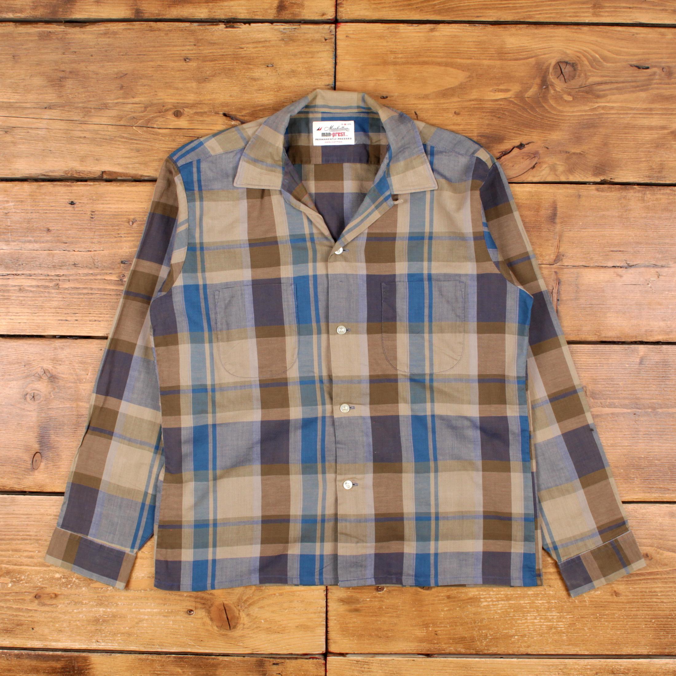 50s 60s manhattan check shirts Vintage 50s/60s Era Pendleton 
