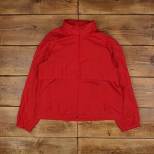 Vintage Woolrich Windbreaker Jacket L Red